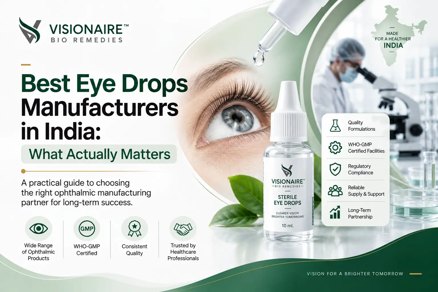 Best Eye Drops Manufacturers in India: What Actually Matters